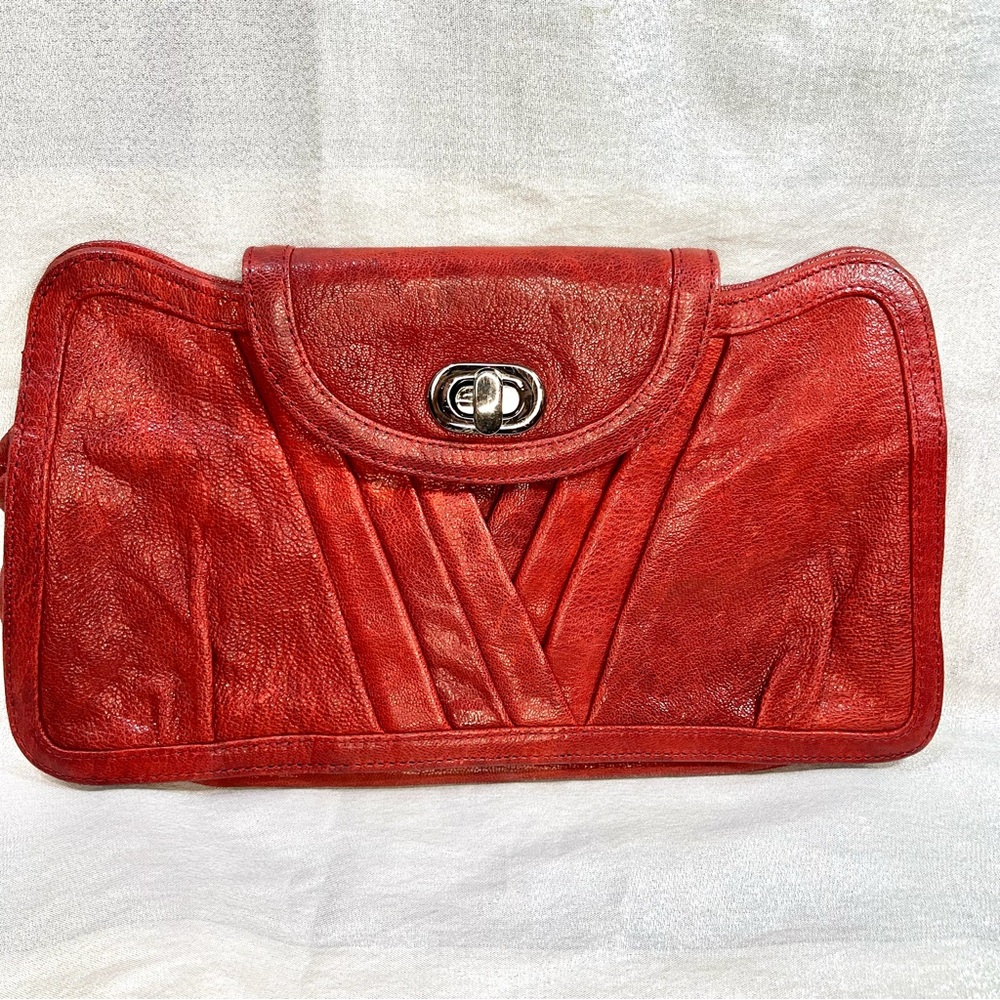 Treesje Metro Leather Clutch Purse